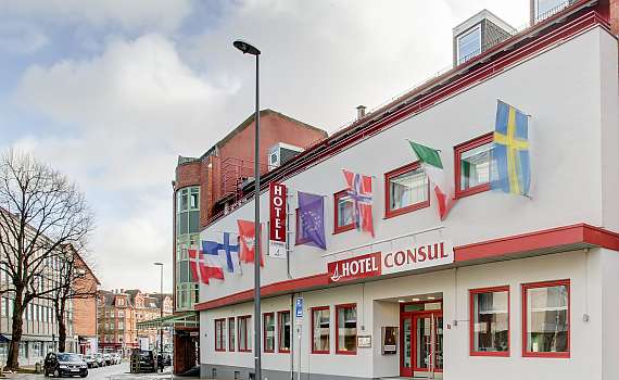 Aussenansicht des Centro Hotel Consul in Kiel