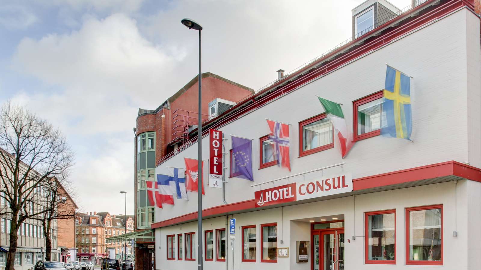 Aussenansicht des Centro Hotel Consul in Kiel