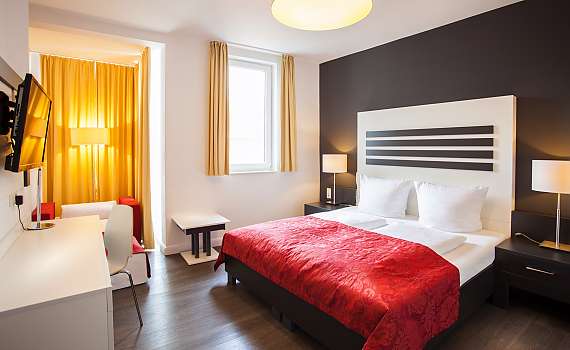 A double room at Centro Hotel Le Boutique in Hamburg