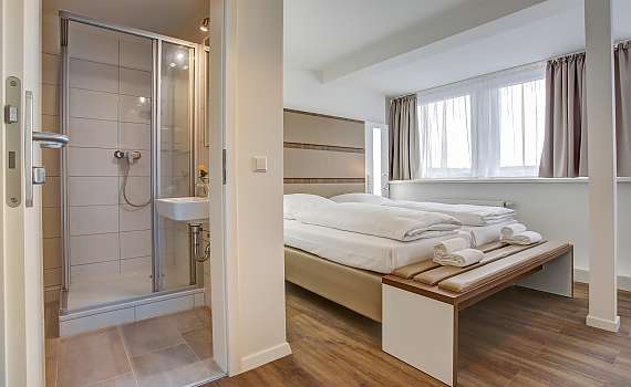 A double room at Boutique 030 Hannover City